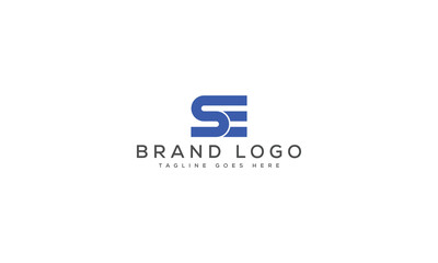 letter SE logo design vector template design for brand.