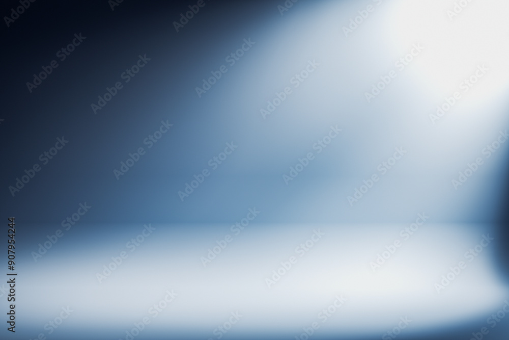 Poster Abstract studio background with spotlight and gradient light. 3D Rendering