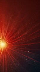 red sunburst rays abstract background design copy space illustration art