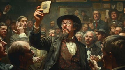 Obraz premium Art Auction - Vintage Portrait.