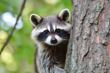 Raccoon Tree Climber