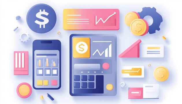 Budgeting and Savings Tools: Online Banking for Financial Planning, online banking app featuring budgeting and savings tools