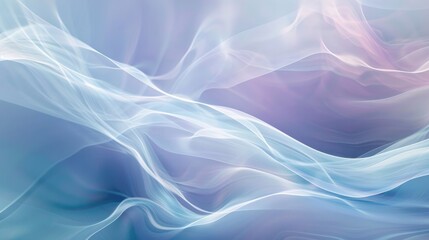 Fototapeta premium Abstract background with soft, gradient waves and cool tones.