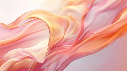 Obraz premium Soft, flowing lines create a gentle, abstract background.