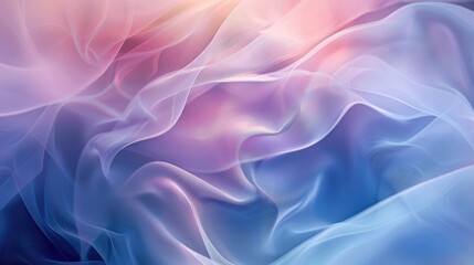Fototapeta premium Soft, flowing patterns create a calm, abstract background.