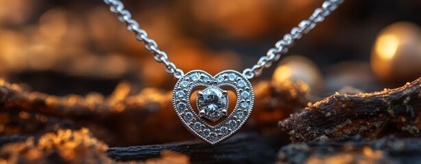 Fototapeta premium Image of the most exquisite diamond pendant display Showcasing outstanding craftsmanship, it is a true proof of wealth that is perfect for adding beauty, wealth, riches