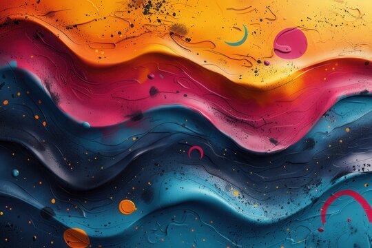 abstract background in colors and patterns for Swap Ideas Day 