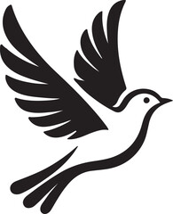  bird logo silhouette vector art illustration.