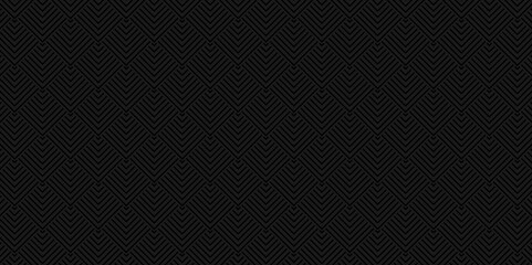 Overlapping Pattern Minimal diamond geometric waves backdrop abstract wave line. black seamless tile stripe overlap creative retro square line backdrop pattern white background.