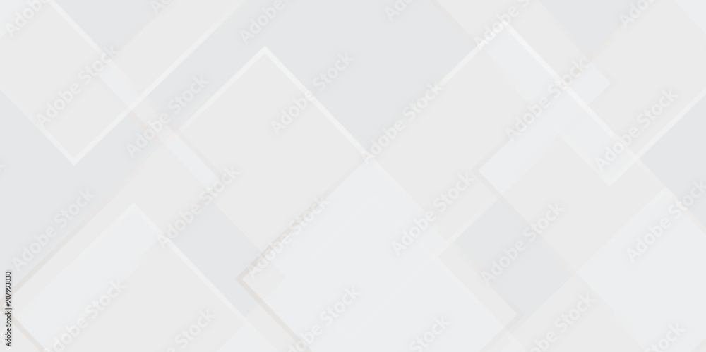 Poster abstract modern white and gray pattern geometric luxury gradient line background random square shape