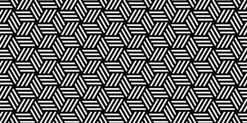 seamless pattern with lines geometric tile and hexagon vector diamond triangle with wallpaper design.