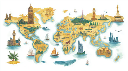 world map