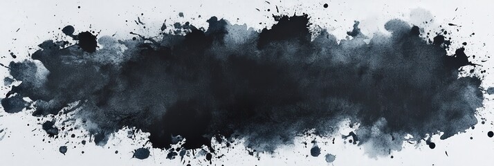 Obraz premium Abstract Watercolor Ink Splashes