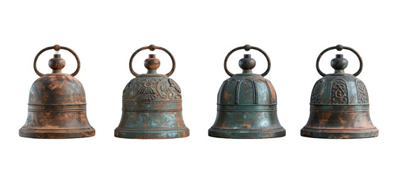 Classic Ornamental Bells in Four Colors
