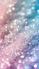 Abstract Background of Glitters in Soft Pastel Colors