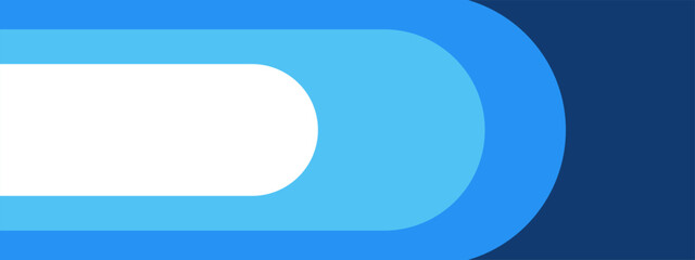 Obraz premium abstract blue and white background with rounded shapes in three dimensions