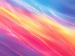 Obraz premium A vibrant abstract background showcasing flowing colors of pink, orange, and blue, perfect for modern digital designs.
