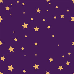 seamless background with stars