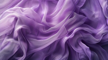 Obraz premium Texture Overlay of Delicate Soft Purple Fabric