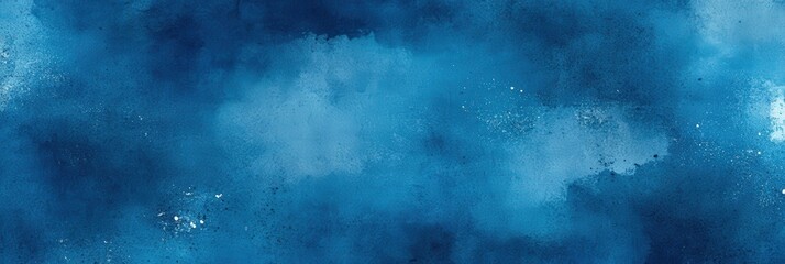 Obraz premium Abstract Watercolor Background in Shades of Blue