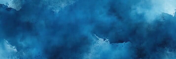 Obraz premium Abstract Blue Watercolor Background