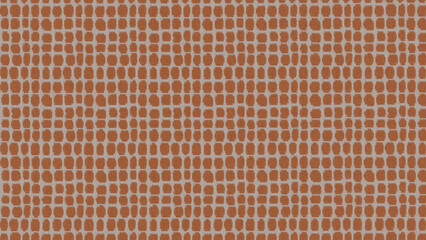 Fabric_Orange_Square_Grid_Texture 4K