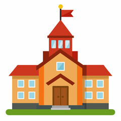 School vector illustration on white background 