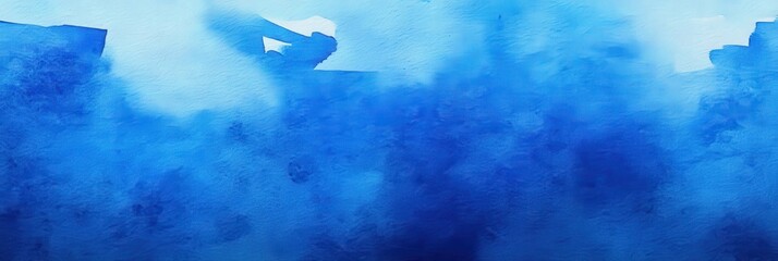 Abstract Blue Watercolor Background