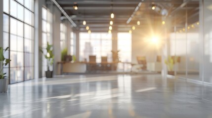 Fototapeta premium Blurred background of modern office, business and career background