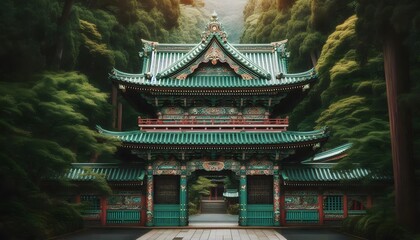 Fototapeta premium pavilion in the park