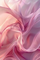 Obraz premium Tranquil Rhythmic Pastel Waves - Abstract Background of Serenity and Calmness