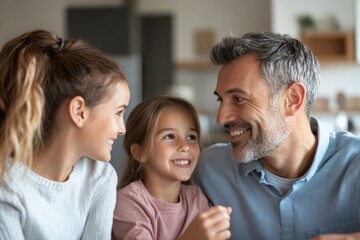 Financial Adviser Helping a Family Plan Education Funds Together