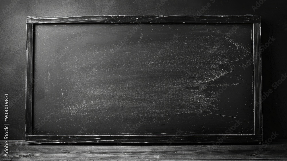 Aufkleber blackboard for custom text insertion