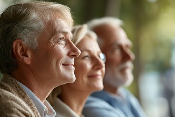 Financial Adviser Consulting Retired Couple on Retirement Fund Management