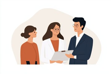 Professional Financial Adviser Counseling Couple on Joint Finance Planning