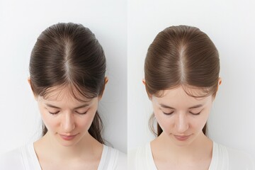 Before and After Hair Growth Comparison