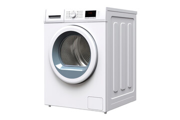 dryer with a large capacity and a variety of drying options, isolated on a white background