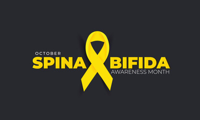 Spina Bifida awareness month. background, banner, card, poster, template. Vector illustration.