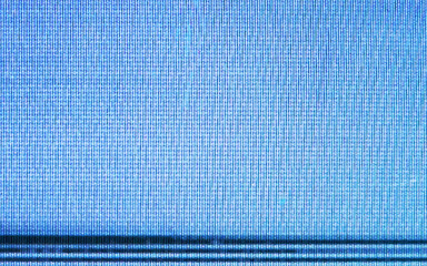 Glitch or static noise texture with white stripes and blue colored pixels. No signal 404 error. Abstract background Glitch Screen Effect Background. Overlay Digital Pixel Dots Noise Glitch Error.