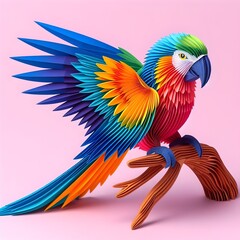 Obraz premium Parrot Paparcraft 2