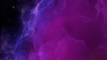 nebula gas cloud in deep outer space
