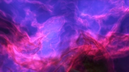 Nebula and galaxies in space. Abstract cosmos background
