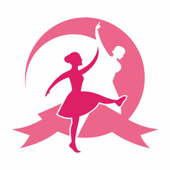 silhouette of a ballerina dancing