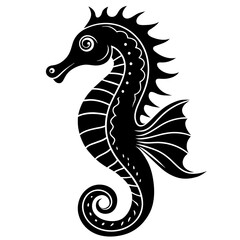 black and white dragon