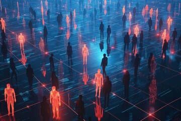 Modern digital technologies unite, blurring the line of distance between people