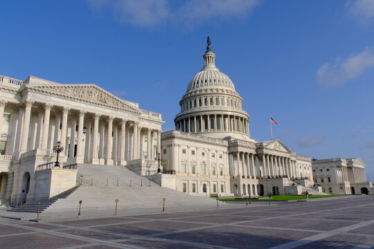 The Capitol Dome and Statue of Freedom atop the U.S. Capitol building