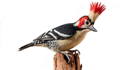 Obraz premium Woodpecker isolated on white