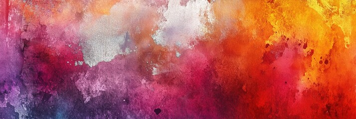 Fototapeta premium Abstract Watercolor Background with Vibrant Colors