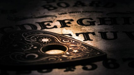 Witchcraft Spiritual Halloween Game Ouija Board