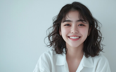 Pretty and smiling girl
Generative AI